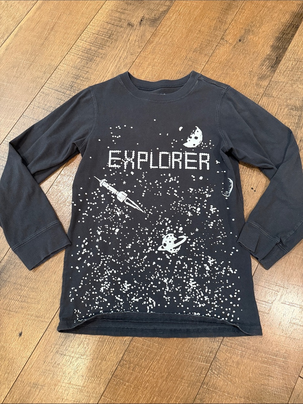 Carter's Long-Sleeve "Explorer" Space Tee